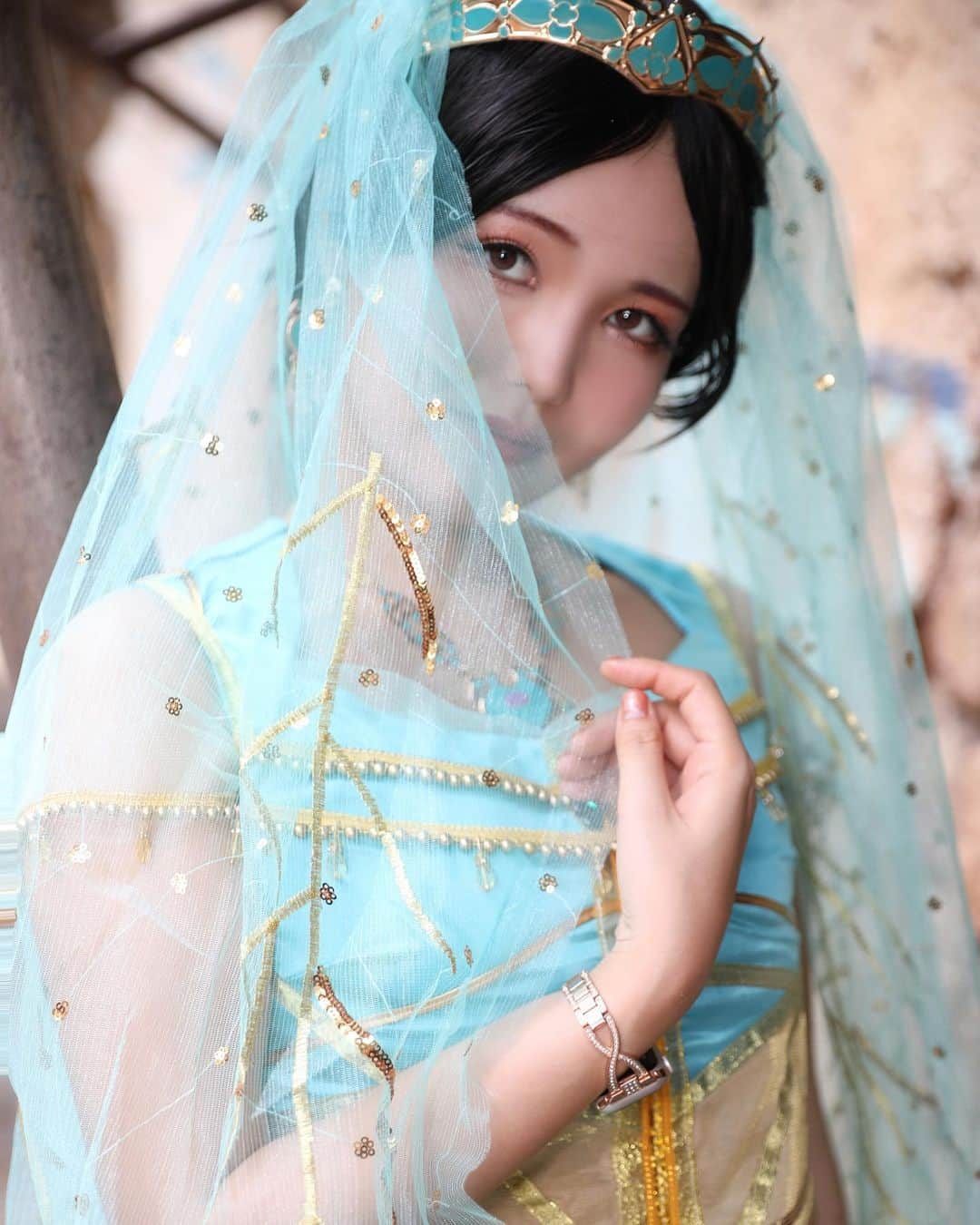 九条ねぎ あぴるさんのインスタグラム写真 - (九条ねぎ あぴるInstagram)「Princess Jasmine.🧞‍♂️  My favorite Disney movie is Aladdin.✨  photo @lennybook   #disney #disneycosplay #dハロ #dハロ仮装 #cosplay #japanesegirl」10月29日 10時14分 - negi_kujyo