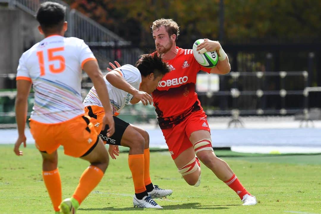 のインスタグラム：「. Photoギャラリー 📸 No.2 Preseason Match>> vsクボタスピアーズ船橋・東京ベイ 35-33 win ✅  #コベルコ神戸スティーラーズ #KOBELCOKOBESTEELERS」