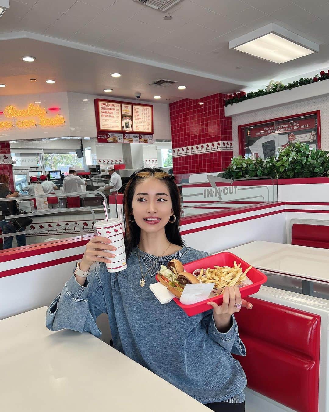 のインスタグラム：「🍔 #innout #losangeles」