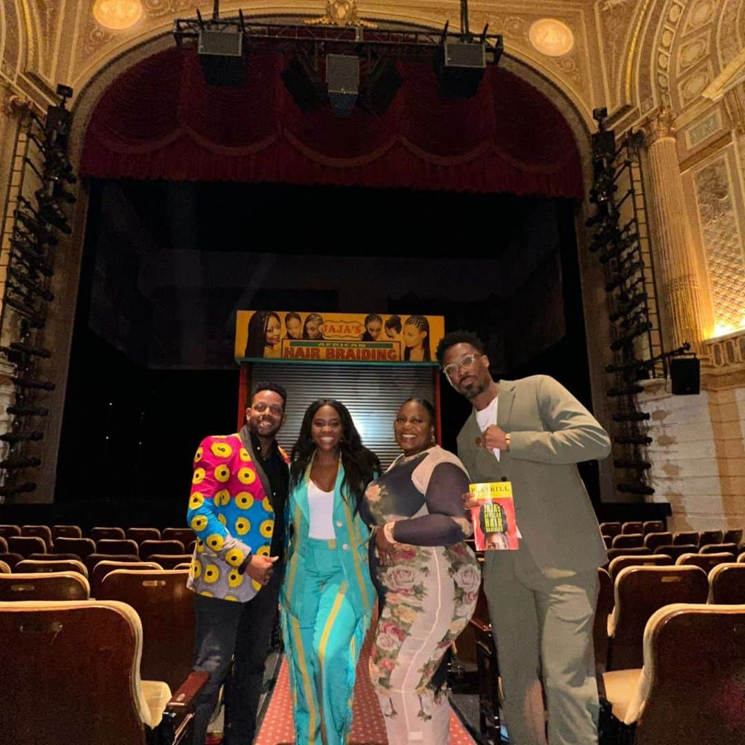 テヨナ・パリスさんのインスタグラム写真 - (テヨナ・パリスInstagram)「SHINE, SISTER, SHIIIINE!!! My sis @iammetch had her Broadway Debut this week and when I tell you seeing her in THIS PLAY, at this moment, with this CAST is nothing short of AAAAHHHMAAAZING!! We are so proud of you @iammetch!! You've poured every fiber of your being into mastering your craft, and the passion, boldness, fire that makes you- YOU- is what makes us love 'Ndidi', O!! I Luh you BIG BIG @iammetch!!   If you're in NYC do yourself a favor and RUN and go see #JajaBroadway written by the incomparable, stunning, multi- talented sis @jjbioh!! 🖤🖤🖤」10月5日 18時59分 - teyonahparris