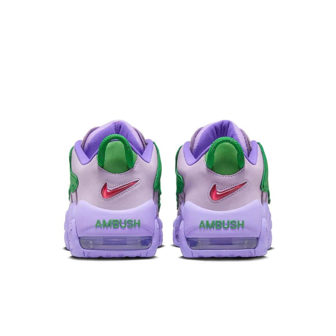 AMBUSHさんのインスタグラム写真 - (AMBUSHInstagram)「The new @Nike x #AMBUSH UPTEMPO LOW in Lavender colorway launching worldwide 10.6 Friday  AMBUSHDESIGN.COM 10am (CET) AMBUSH® WORKSHOP AMBUSH® WORKSHOP 2 AMBUSH® WORKSHOP GINZA AMBUSH® HANKYU UMEDA SNKRS APP WORLDWIDE  #nike #nitesport #ambush #nikewomen #uptempo #nikeuptempo #sneakernews #sneakerporn」10月5日 19時12分 - ambush_official