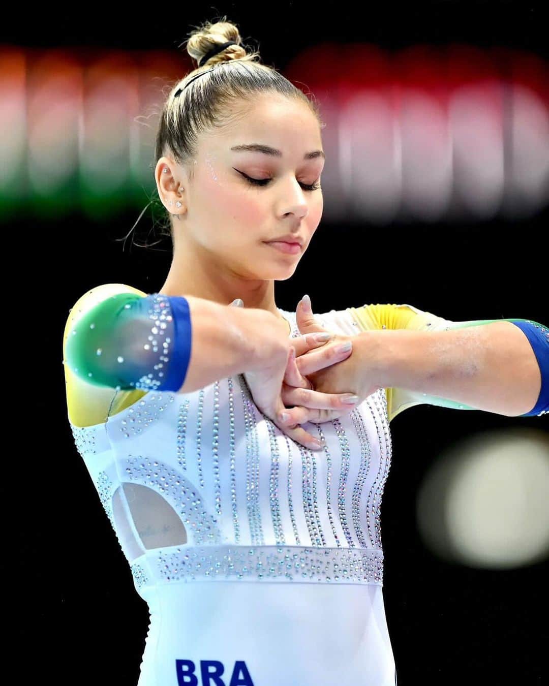 フラヴィア・サライヴァのインスタグラム：「💚🇧🇷💛  @petrobras @cdafab @cbginastica @timebrasil @timeflamengo #timepetrobras」