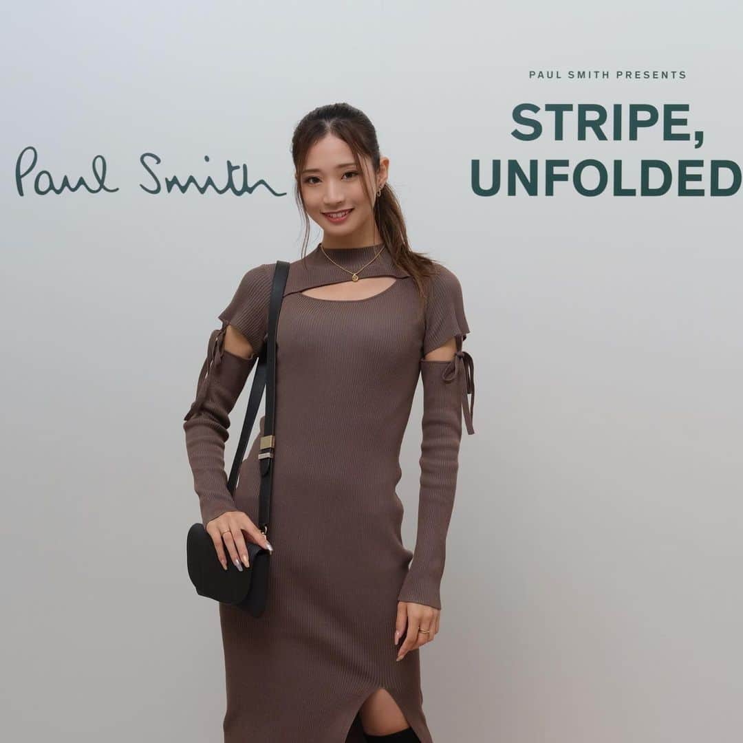 宮野真菜さんのインスタグラム写真 - (宮野真菜Instagram)「paul smith レセプションパーティに参加したよ✨  #stripeunfolded #paulsmithcampaign2023 #PR」10月5日 19時26分 - miyamana_47