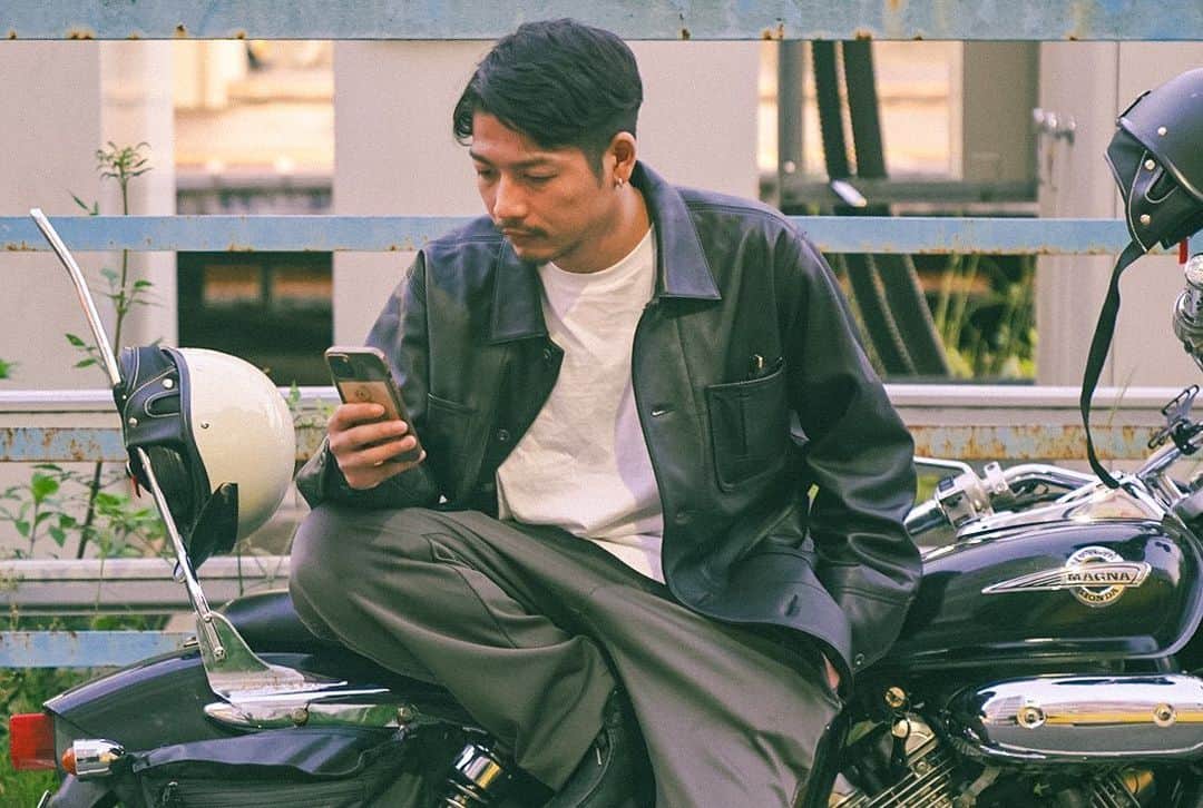 舟平さんのインスタグラム写真 - (舟平Instagram)「HUF×Schott / leather jacket  撮影 @batai914」10月5日 19時50分 - perlife_sam