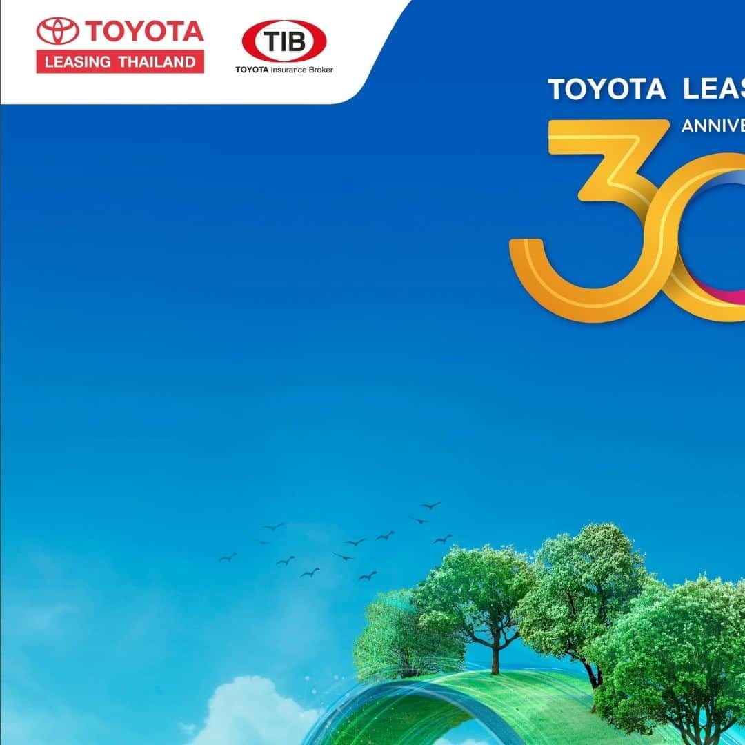 Toyota Leasingのインスタグラム：「🌟 ฉลองครบรอบ 30 ปี โตโยต้า ลีสซิ่ง 🌟   🚩ตลอดเส้นทาง 30 ปีที่ผ่านมา พวกเราชาวโตโยต้า ลีสซิ่ง รู้สึกภูมิใจเป็นอย่างยิ่งที่ได้เป็นส่วนหนึ่งที่ช่วยให้คนไทยได้เป็นเจ้าของรถยนต์ที่มีคุณภาพ ช่วยขับเคลื่อนเศรษฐกิจ สังคม สร้างโอกาส ต่อยอดอาชีพ และส่งเสริมคุณภาพชีวิตที่ดีให้กับทุกคน   🚩 เรามุ่งมั่นพัฒนาบริการ เพื่อตอบสนองทุกความต้องการให้กับลูกค้า และสังคม ความมุ่งมั่นนี้ ทำให้เราไม่เคยหยุดนิ่งและปรับตัวรับความเปลี่ยนแปลงอยู่เสมอ   🚩 เราพร้อมที่จะก้าวไปอย่างมั่นใจ มั่นคง และดียิ่งขึ้น พร้อมขับเคลื่อนอนาคต และก้าวไปสู่เป้าหมายที่ยั่งยืนด้วยกัน #TLT30thanniversary#HappinessGoGreen#TLTDoubleHappiness  #Toyota #ToyotaLeasingThailand #โตโยต้าลีสซิ่ง #InnovateForAllHappiness」