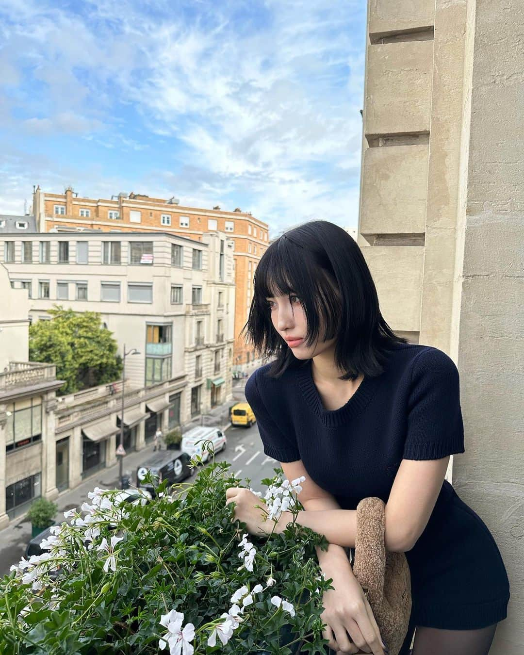 ももさんのインスタグラム写真 - (ももInstagram)「It was wonderful time🩶 #MiuMiu #MiuMiuSS24」10月5日 19時54分 - momo