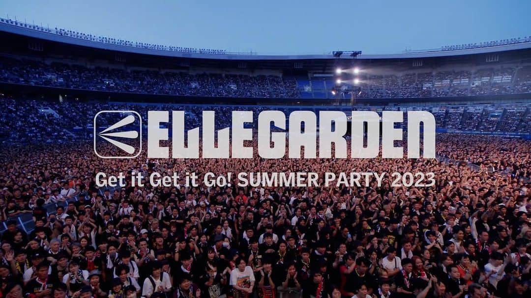 ELLEGARDENのインスタグラム：「⁡ "Get it Get it Go! SUMMER PARTY 2023" ツアーのダイジェストムービーをYouTubeにて公開しました！ ⁡ youtu.be/AIT-w3N1fHU ※ストーリーズのリンクよりご視聴いただけます。 ⁡ 参加してくださった皆様、本当に有難うございました！ ⁡ #ELLEGARDEN  #GetitGetitGoSUMMERPARTY2023」