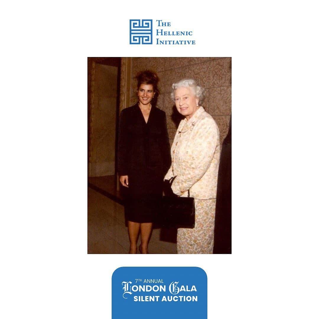 のインスタグラム：「Today is the last chance to bid for the Oct 5th London Gala silent auction (the link is in my bio!) If you’re in London Oct 6th, join me for tea at @thedorchester 🫖! Scroll through the pics to see some fab items, many more are available in the link in my bio! This is a @the_hellenic_initiative event, they collect donations and give them to Greece’s flood and fire victims. USA dollars are accepted too! #goodstuff #donation #silentauction」