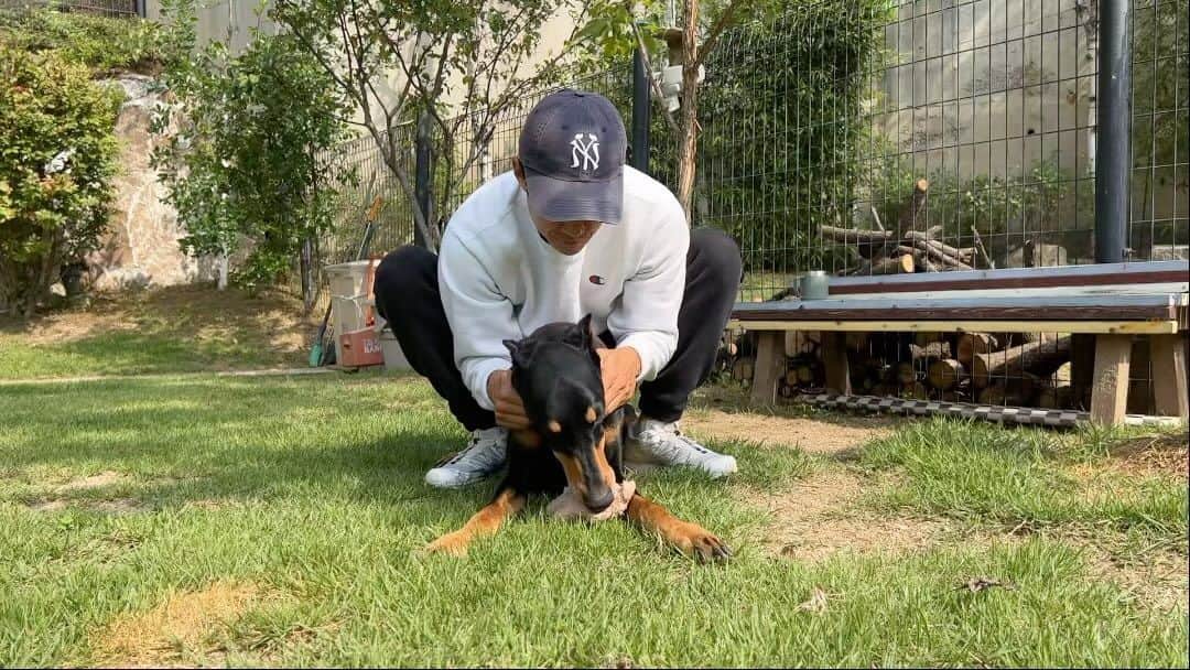 ペ・ジョンナムのインスタグラム：「토닥토닥 이쁜 내새끼🩷🩷🩷」