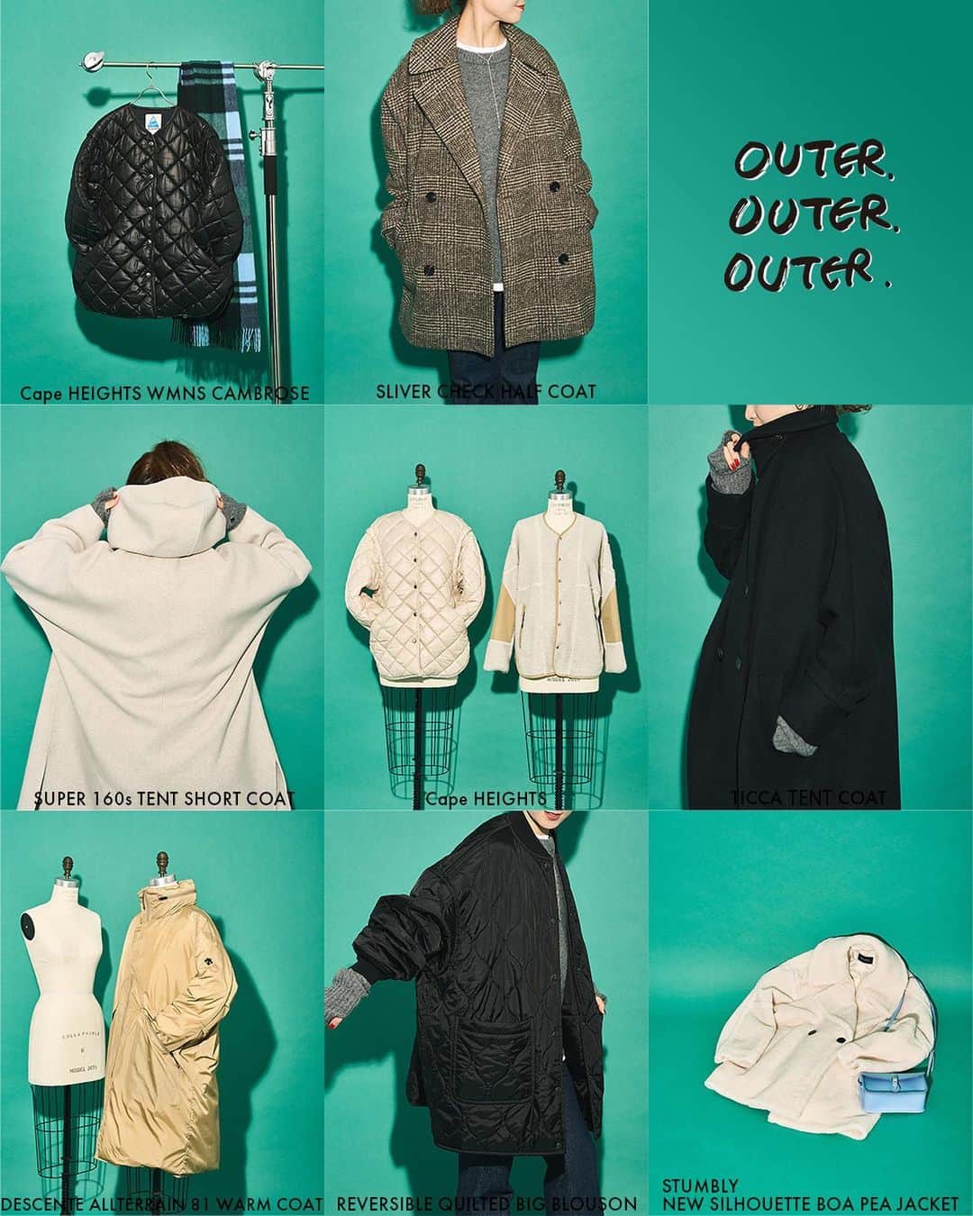 SPX Illusion 2942 | Silhouette® [US] | SpickandSpan STUMBLY New Silhouette Boa | ムートンコート | スピックアンドスパン