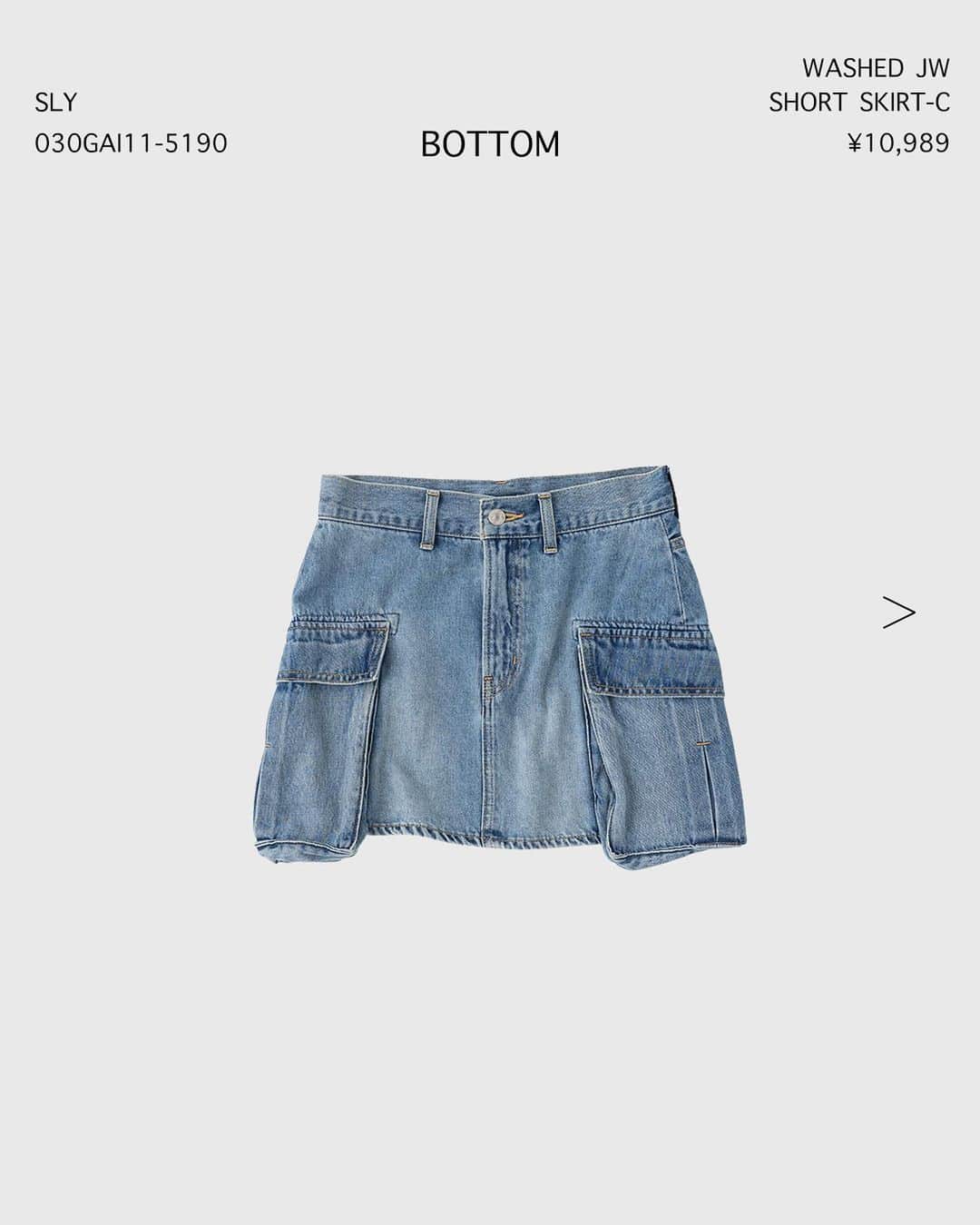 SHEL'TTER WEB STOREさんのインスタグラム写真 - (SHEL'TTER WEB STOREInstagram)「【NEW IN】 - BOTTOM -  ━━━━━━━━━━━━━━━━  【MOUSSY】DOUBLE WAIST UTILITY パンツ ¥12,980 tax in Size：1,2 Color：BRN,IVOY,GRY No：010GAG30-7460 ※発売中  【MOUSSY】GARMENT DYE CUT OFF パンツ ¥9,900 tax in Size：1,2 Color：L/BLK,BEG No：010GAL80-5760 ※発売中  【SLY】WASHED JW S／SK-C ¥10,989 tax in Size：0,1,2 Color：BLU No：030GAI11-5190 ※発売中  【SLY】CRACK WASH LW DENIM PT-E ¥15,400 tax in Size：0,1,2 Color：BRN,BLK No：030GAZ11-3210 ※発売中  気になるアイテムは画像をタップまたは  プロフィールのサイトURLをクリック✔  ━━━━━━━━━━━━━━━━  #SHELTTERWEBSTORE #SWS #MOUSSY #SLY #newin #2023AW #autumn2023 #denimskirt #cargopants #cargoskirt #widepants #jeans #denim #sweat  #新作 #パンツ #デニム #デニムパンツ #ワイドパンツ #スカート #ミニスカート #カーゴパンツ #カットアウト #スウェット #スウェットパンツ #スリットパンツ」10月5日 12時01分 - sheltterwebstore