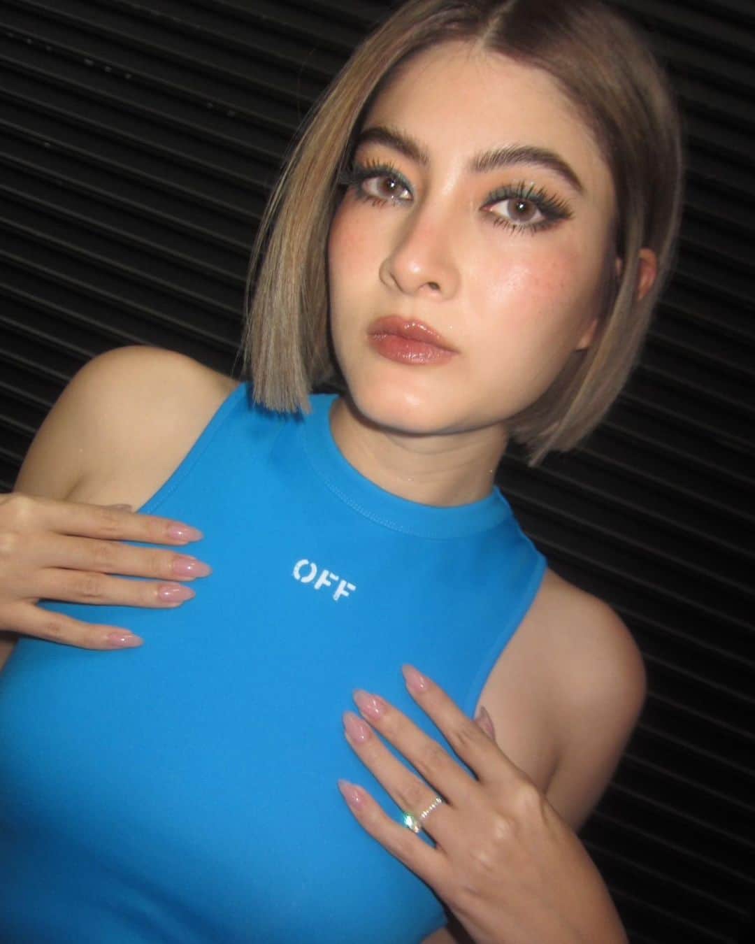 マギー・ラースリー・バーレンシエガーのインスタグラム：「💙🦋🅿️🔷Ⓜ️🟦💙」