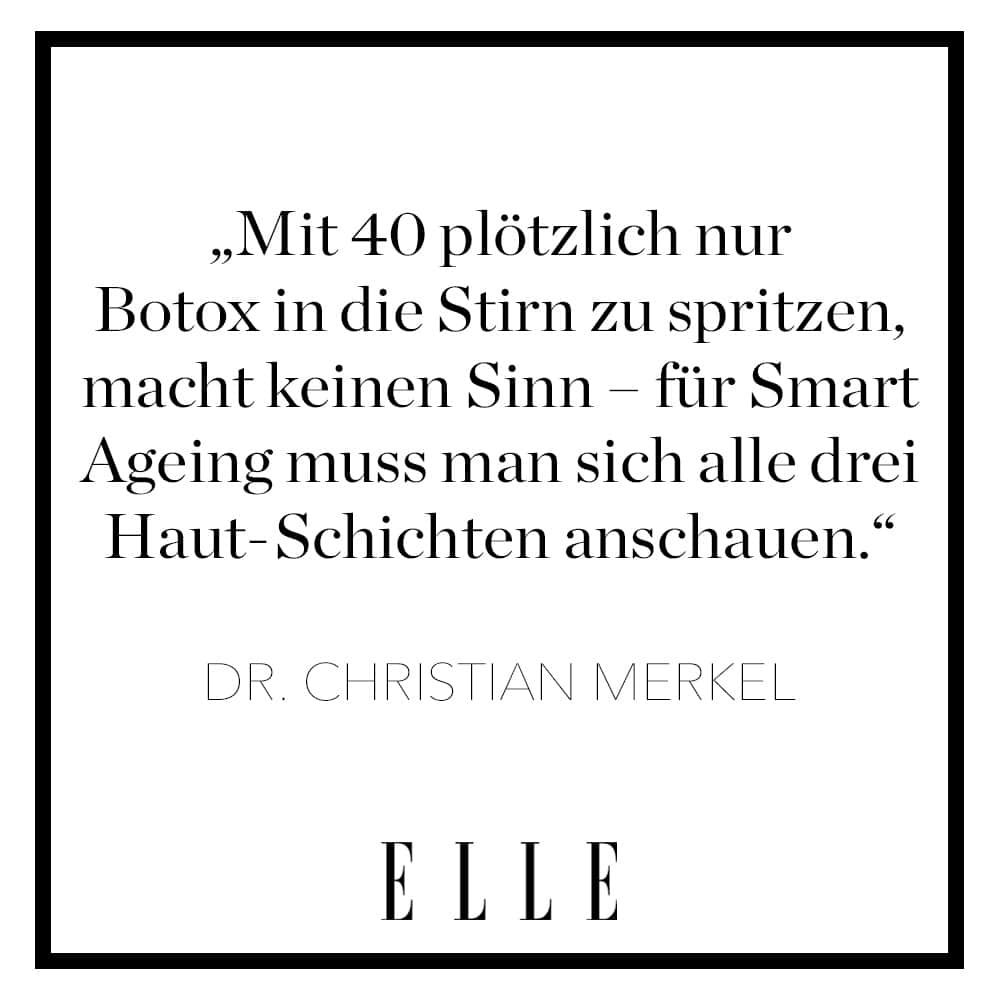 ELLE Germanyのインスタグラム：「„Ab 40 kommen Frauen in eine Art zweite Pubertät. Der Hormonhaushalt verändert sich – genauso wie in der Jugend – fundamental“, weiß Dr. Christian Merkel vom Haut-und Laserzentrum an der Oper in München. Und damit eben auch die Haut! Warum und vor allem wie wir dann unsere Pflegeroutine verändern sollten, erklärt der Experte im Interview auf Elle.de!  #hautpflege #beauty #falten #prämenopause #menopause #wechseljahre」