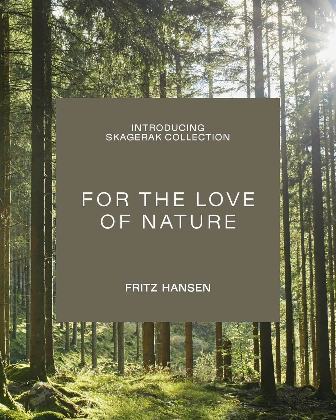 フリッツハンセンのインスタグラム：「FOR THE LOVE OF NATURE⁠ ⁠ Introducing the Skagerak Collection: A contemporary wooden furniture collection consisting of 43 product series with a sustainable design philosophy. ⁠ ⁠ Each piece is an expression of the Fritz Hansen sustainable design philosophy. Made primarily with FSC-certified wood, certified textiles and honest, durable materials that age beautifully. ⁠ ⁠ Explore the entire collection at fritzhansen.com⁠ ⁠ #fritzhansen #skagerakcollection」