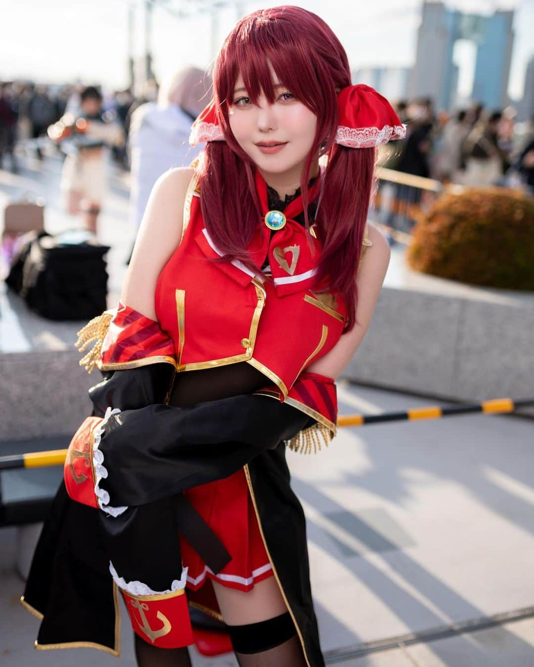 九条ねぎ あぴるさんのインスタグラム写真 - (九条ねぎ あぴるInstagram)「Ahoy!  captain marin♡  #Vtuber #hololive #houshoumarine #cosplay #japanesegirl #cosplaygirl #comiket #コスプレ　#ホロライブ」10月5日 13時52分 - negi_kujyo