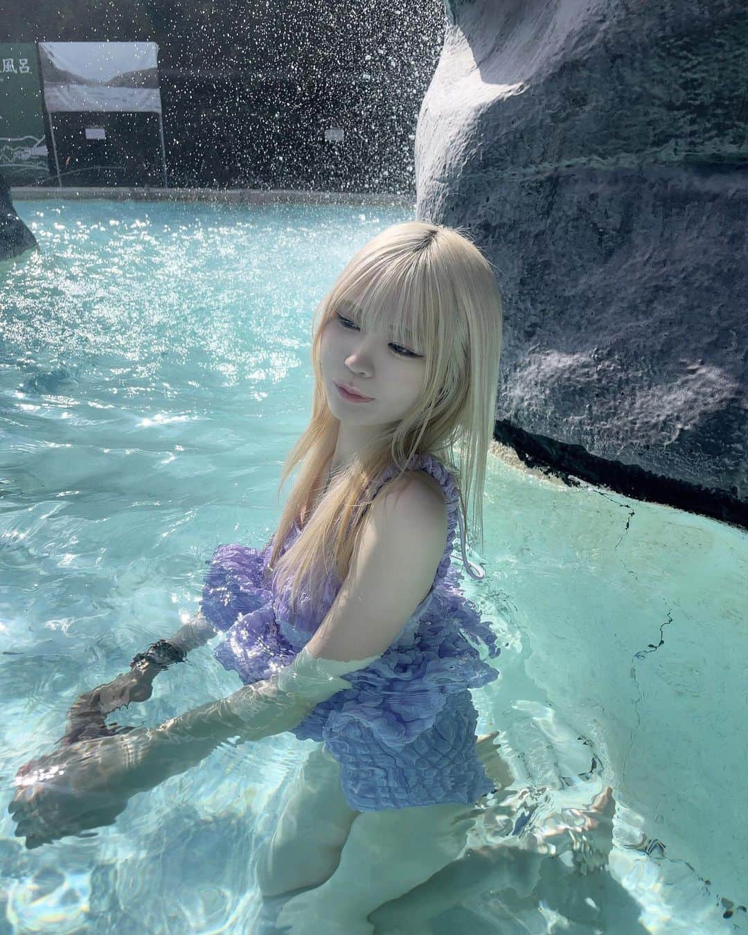 謝花南のインスタグラム：「ｩ💧」