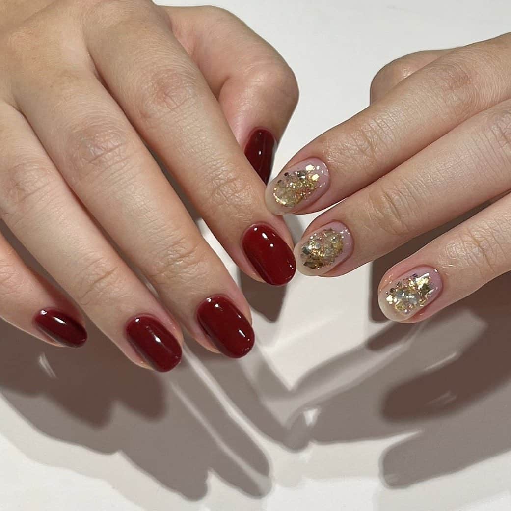 inthinkさんのインスタグラム写真 - (inthinkInstagram)「⁡ ⁡ autumn color × glitter 🍷✴︎ ⁡ designed by @inthink._623nail  90min natural course ⁡ ＿＿＿＿＿＿＿＿＿＿＿＿＿＿＿＿＿＿＿＿ ⁡ ℡ 03-6418-5091 ⁡ 〒150-0001 東京都渋谷区神宮前6-23-6浅井ビル5F ⁡ inthink」10月5日 20時29分 - inthink