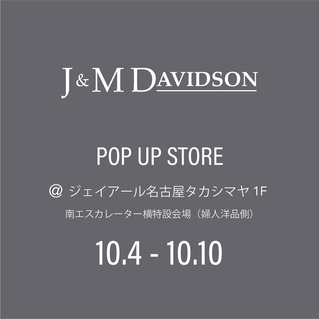 J&M Davidsonのインスタグラム：「10月4日（水）からジェイアール名古屋タカシマヤ1階南エスカレーター横イベントスポットにて、J&M デヴィッドソンのPOP UP STOREをオープンします。  こちらのPOP UP STOREでは、メタリックな配色が華やかな“FRINGE CARNIVAL PEEKY/フリンジ カーニバル ピーキー”の新色を先行販売いたします。  また、税込143,000円以上ご購入いただいた先着20名様に、日本未発売のアクセサリーをプレゼント！  ぜひ、この機会にご来店ください。   開催期間：10月4日（水）～10月10日（火） ジェイアール名古屋タカシマヤ 1階南エスカレーター横イベントスポット @jrnt_style   #jandmdavidson #ジェイアンドエムデヴィッドソン #ジェイアール名古屋タカシマヤ」