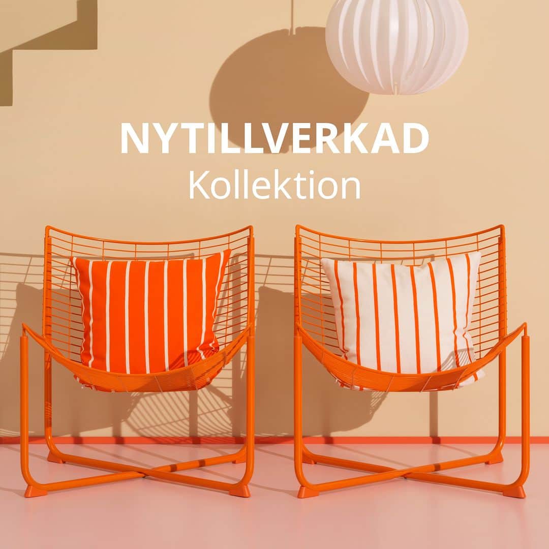 IKEA Austriaのインスタグラム：「Mit der zweiten Ausgabe der Nytillverkad Kollektion ziehen  die farbenfrohe und radikale Atmosphäre der späten 70er- und frühen 80er-Jahre ein! Kontrastreiche Farben und auffälligen Muster, ermutigen dich du selbst zu sein! #LebeSmårt #nytillverkad #ikeaat」