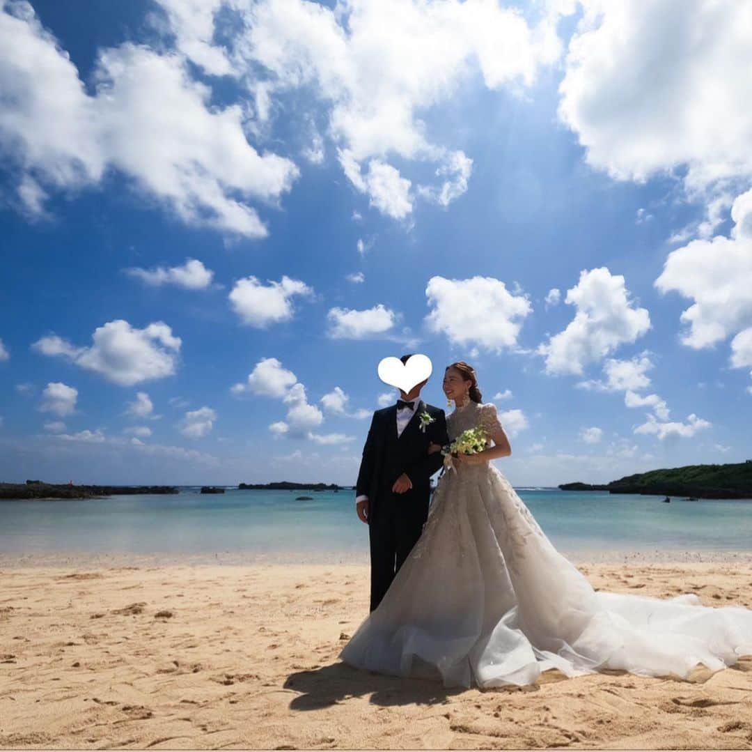 川端里奈のインスタグラム：「・ まいちゃん（姉）の結婚式で 宮古島に🥰🥰  ドレス姿綺麗だったー🥹💓 お天気にも恵まれて あったかくてとっても素敵な式でした😍 最近涙腺弱すぎて泣きすぎた🤣 ついでに宮古島いっぱいたのしんできたよ💓💓  #宮古島#happywedding」