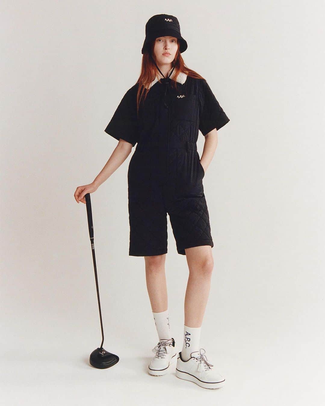 アーペーセーさんのインスタグラム写真 - (アーペーセーInstagram)「@apcgolf Fall Winter 2023.  Elevate your game with playful A.P.C. silhouettes for the golf course and beyond.  Exclusively available in Japan and South Korea, in stores and online.  A.P.C. GOLF SHINJUKU TAKASHIMAYA 9F 5-24-2 Sendagaya Shibuya-ku, Tokyo 151-8580 Japan  A.P.C. GOLF SHINSEGAE GANGNAM 7F, Shinsegae Gangnam Department store 176, Sinbanpo-ro, Seocho-gu, Seoul South Korea  #APCParis #APCGolf」10月5日 17時09分 - apc_paris