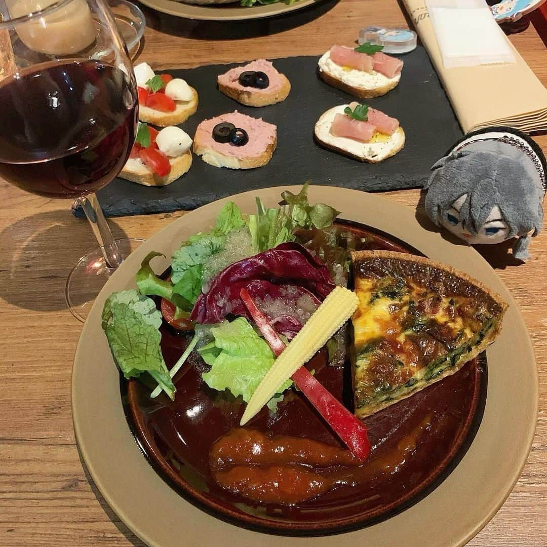 大盛真歩さんのインスタグラム写真 - (大盛真歩Instagram)「🍳🍴   #椎名ニキ誕生祭2023  おめでとう〜✨🎂  CAFE  CINNAMON に行ってディナーを食べて幸せな気持ちでした😌  ちょうど1年くらい前だ〜💭   #椎名ニキ  #誕生祭  #あんスタグラム」10月5日 17時46分 - maho_usagi