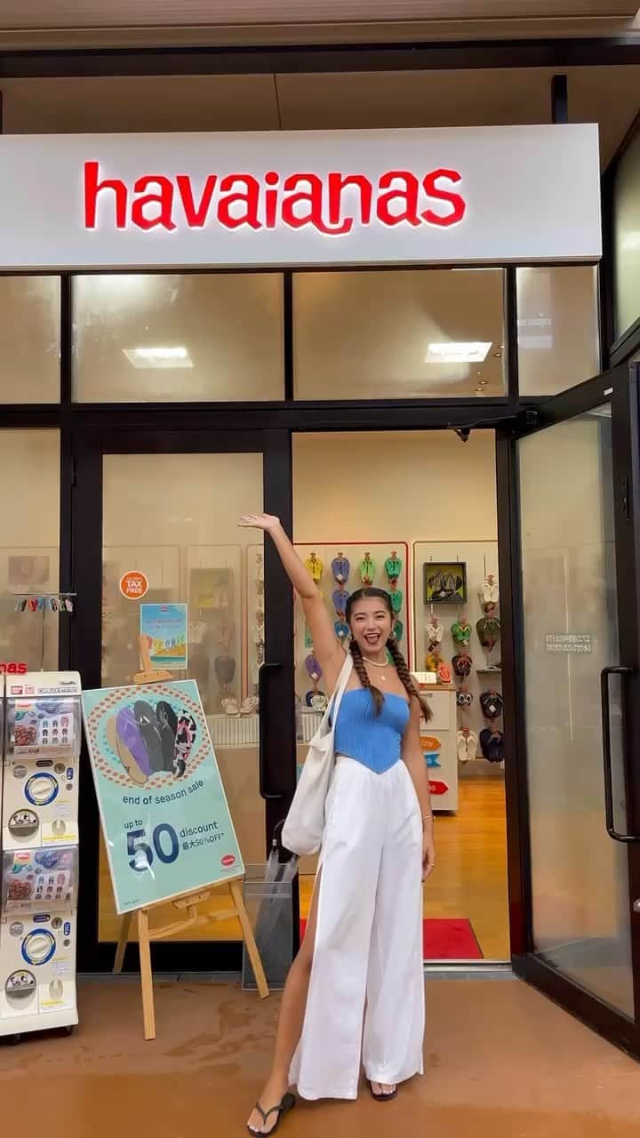 havaianas_japanのインスタグラム：「Havaianas shop Okinawa Ashibina mall 🩴🏖️😎」