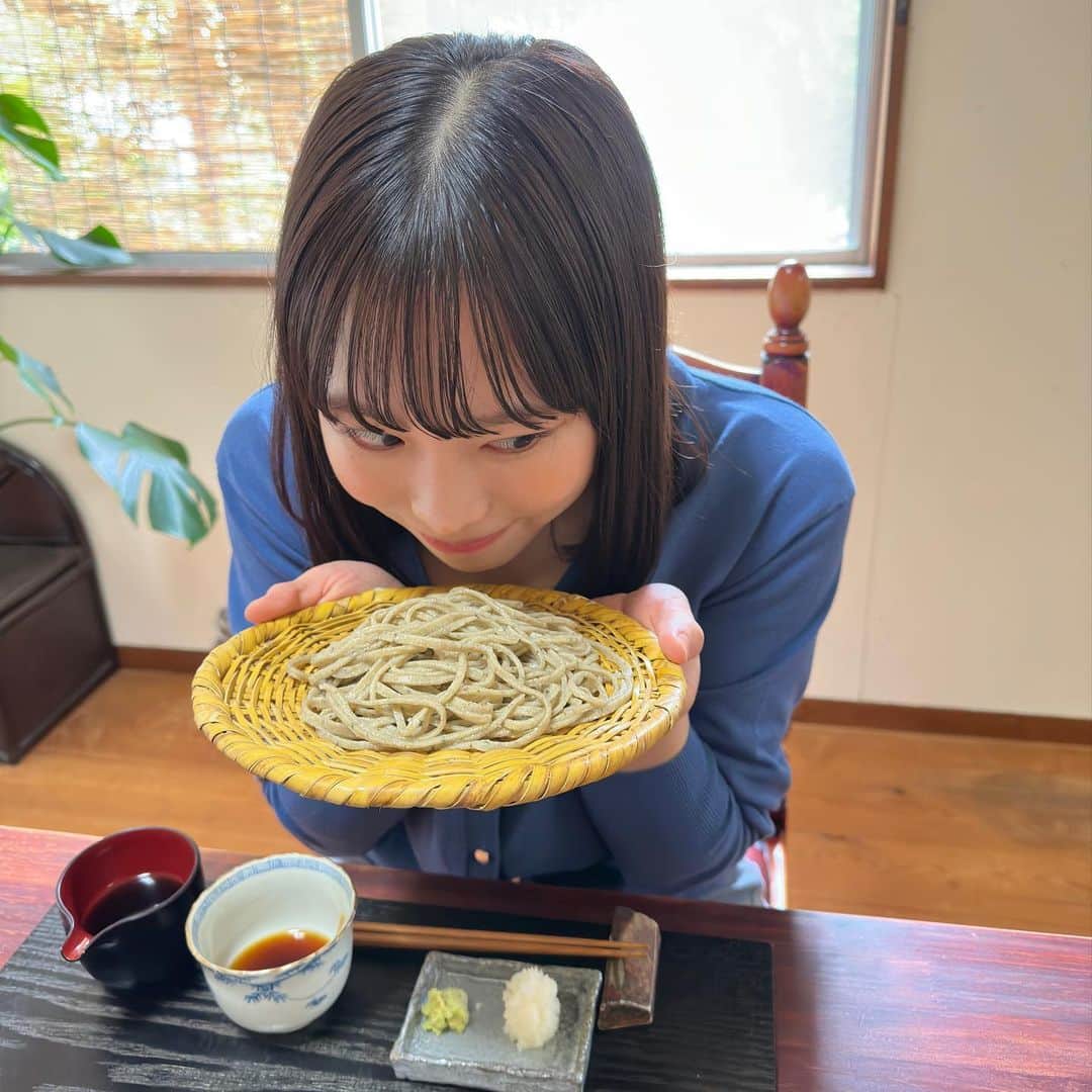 愛萌なののインスタグラム：「お蕎麦大好き🥢」