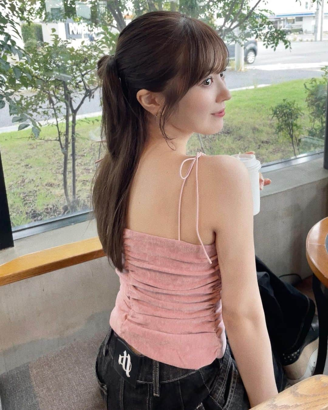 黒田莉来のインスタグラム：「pink💞🫦🍑🩰」