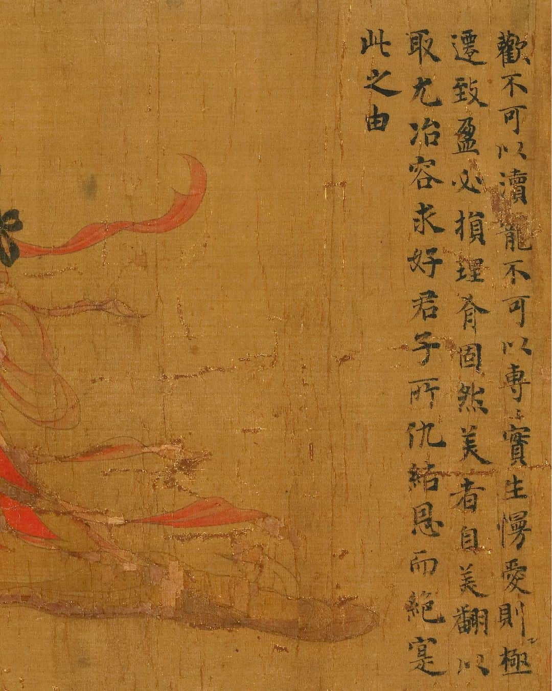 大英博物館さんのインスタグラム写真 - (大英博物館Instagram)「This three-metre-long handscroll illustrates the ‘Admonitions of the Instructress to the Court Ladies’ 📜   The Admonitions Scroll depicts a poetic text composed by an official Zhang Hua (about AD 232–300) aimed at correcting the behaviour of an empress.  Throughout nine scenes, Hua criticises and reprimands the excessive behaviour of Empress Jia, who was accused of using her influence to manipulate the emperor and murder rivals.  The poem was originally used to educate women at court on how to behave according to Confucian principles – the protagonist of the story is the court instructress who guides the women of the imperial family.  The Scroll carries inscriptions by later collectors including the Qianlong emperor (r. 1736–1795). Originally a handscroll, the painting and later inscriptions were separated and mounted onto panels in 1914.   Due to conservation precautions, it can only be displayed for six weeks a year.  📜 The scroll will be on display from 5 October until 15 November in Room 91a of the Museum. Due to popular demand, we have introduced a free timed ticketing system to see the scroll – find out more via the link in our bio.  🔎 Traditionally attributed to Gu Kaizhi (AD 345–406), 'The Admonitions Scroll' ('Admonitions of the Instructress to the Court Ladies'). Handscroll painting, China, 5–7th century AD.   #BritishMuseum #ChinesePainting #AdmonitionsScroll」10月5日 18時00分 - britishmuseum