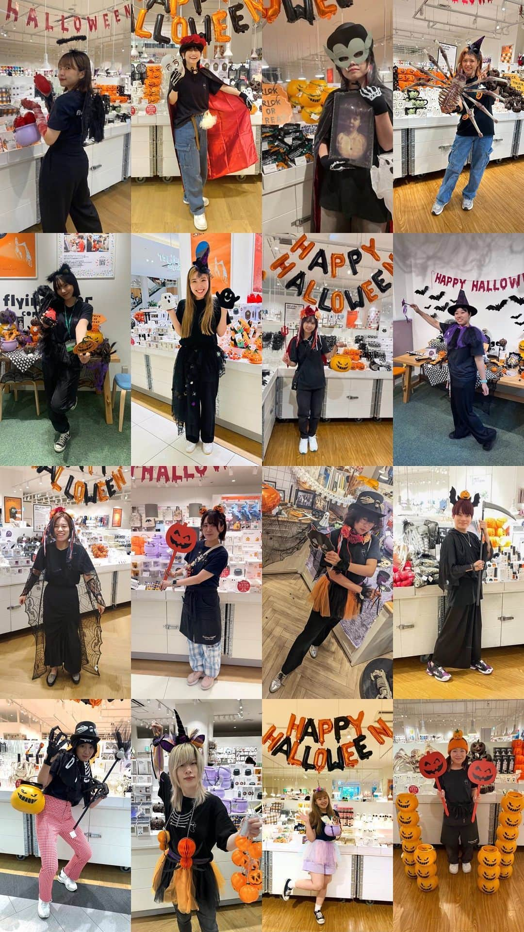 Flying Tiger Japanのインスタグラム：「ストアスタッフ仮装コレクション🎃👻💜  ストアスタッフのハロウィン仮装第一弾！🧚 カチューシャだけでなく、おもちゃも使ってフルコーディネートを していたりと、上級テクニックも盛りだくさんですね🕷🧙‍♀️  その花を、あたまへ。その花を、わたしへ。 花とリボン。それだけ。 それなのに、神秘的。それなのに、奥深く。  今年は、死神。マスクも、装備。 今年は、死神。メイクも、不要。 今年は、死神。ハロウィン、大好き。 オトナだって、コスプレしたい！ ポンチョ、マスク、カマのセット。  ※在庫状況は各店舗で異なります。詳しくはお近くの店舗にお問い合わせください。  #フライングタイガー #flyingtiger #北欧 #北欧インテリア #北欧デザイン #北欧雑貨 #デンマーク  #hygge #ハロウィン #Halloween #ハロウィンパーティー #ハロウィン飾り #ハロウィン仮装 #ハロウィン🎃 #ハロウィングッズ #ハロウィンイベント #ハロウィン装飾 #ハロウィン雑貨 #仮装」