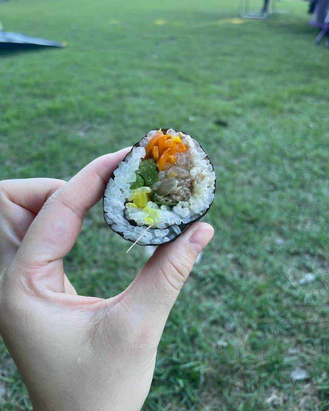 薄井しお里さんのインスタグラム写真 - (薄井しお里Instagram)「秋きんぱっ！ #食欲の秋　#キンパの秋　#秋のキンパ祭り」10月5日 18時20分 - shiori.uuu