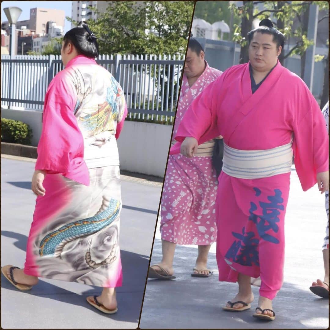 日本相撲協会さんのインスタグラム写真 - (日本相撲協会Instagram)「大相撲九月場所　着物紹介　場所入り　その1  着物で颯爽と歩く姿。 各々のこだわりが詰まった着物。 見ているとたくさんの発見があります。  背中の模様も合わせて、総勢64名分をお届け。 巡業でもたくさんの着物が見られる機会があります。 ぜひチェックしてみてください！  @sumokyokai #sumo #相撲 #妙義龍 #天空海 #島津海 #阿炎 #欧勝馬 #獅司 #琴勝峰 #朝紅龍 #水戸龍 #遠藤 #大の里 #高橋」10月5日 18時40分 - sumokyokai