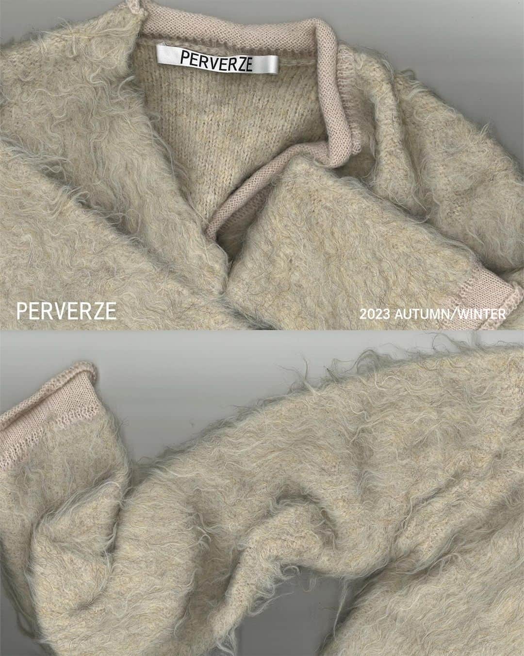 PERVERZE_OFFICIALさんのインスタグラム写真 - (PERVERZE_OFFICIALInstagram)「Our knit series with particular attention to detail. #PERVERZE_AW23 collection is available online. Discover the collection on our online.」10月5日 18時32分 - perverze_official