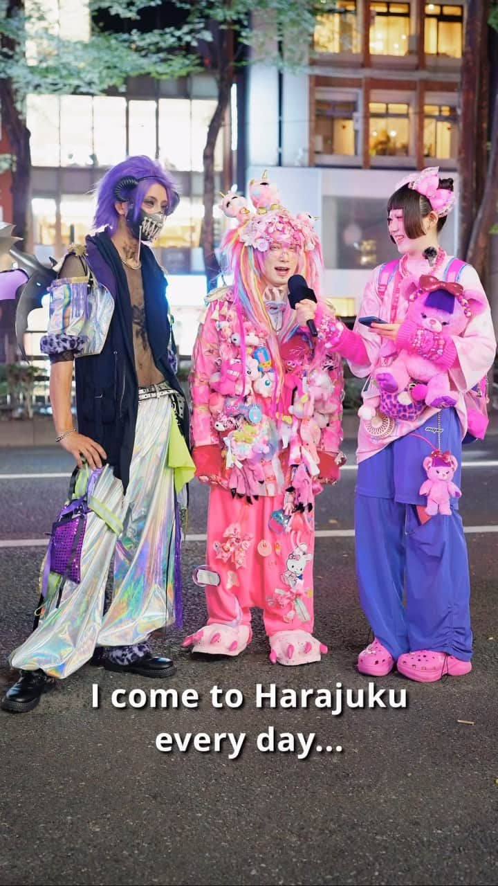 Harajuku Japanのインスタグラム：「Harajuku Street Style Interview with Japanese Visual Kei Band Shingeki No Awake  Please leave feedback to let us know what you think of this interview! Well-known Harajuku decora/fashion student @Ticomeba.ito is launching a new series of interviews to introduce some of the Harajuku street style people you see in our street snaps. This first interview is with two members of Japanese visual kei band Shingeki No Awake (usually shortened to just “Awake”). Awake is known for wearing extreme kawaii styles, and the lead singer @eru.baby666_awk is a Harajuku regular who often participates in Neo Decora events. Bass player @hiroya_bass has a darker style, and is also a regular in Harajuku. Since this is Ito’s first interview, please leave a comment to let her know what you think, suggest improvements to the format, and recommend Harajuku people you’d like to see interviewed in the future. Thank you for watching and for your comments, thank you to Awake, and thank you to Ito! See you next time!  Here are the people in this interview: @eru.baby666_awk @hiroya_bass @ticomeba.ito  #streetstyle #streetfashion #JapaneseStreetwear #kawaii #decorafashion #fashion #kawaiifashion #JapaneseFashion #デコラ #JapaneseStreetStyle #Japan #Tokyo #TokyoFashion #原宿 #Harajuku #ファッションウィーク #ストリートファッション #ストリートスタイル #VisualKei #原宿ファッション #interview #style」