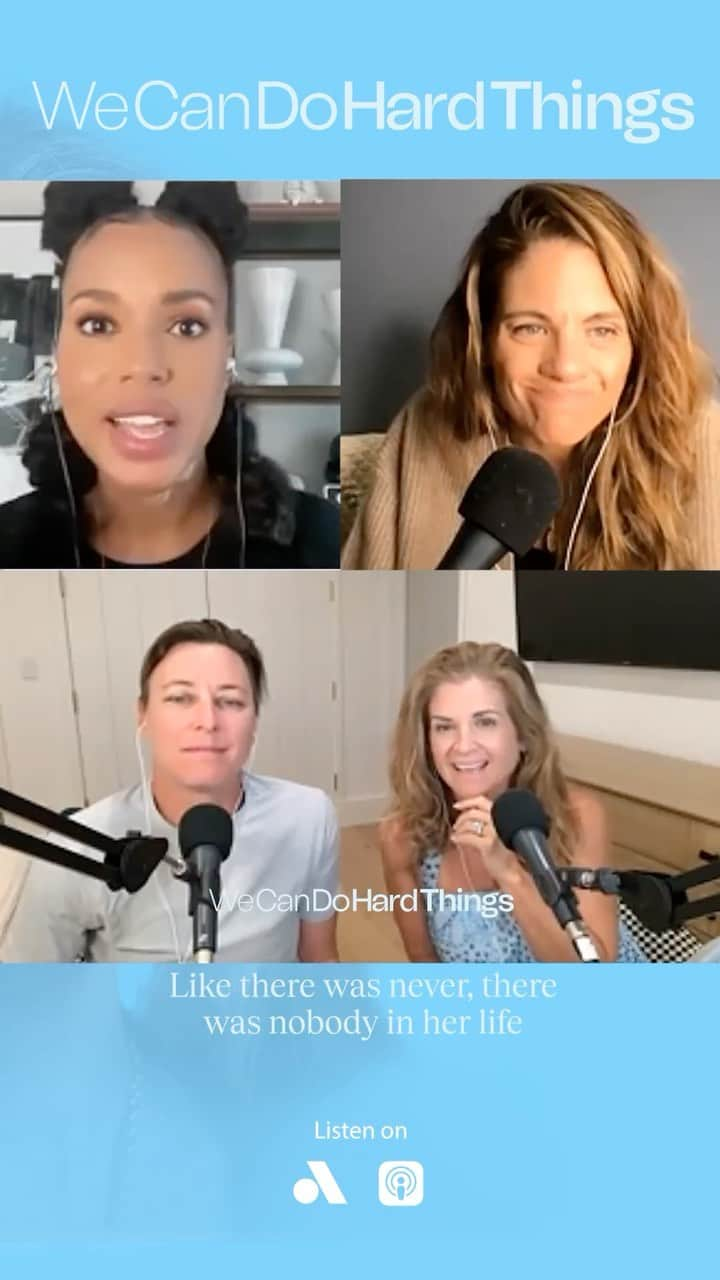 ケリー・ワシントンのインスタグラム：「If writing #ThickerThanWater and sharing my family’s truth has taught me anything…it’s that #WeCanDoHardThings. ALL OF US.  Thank you @glennondoyle, @abbywambach, and Amanda for this beautiful conversation ❤」