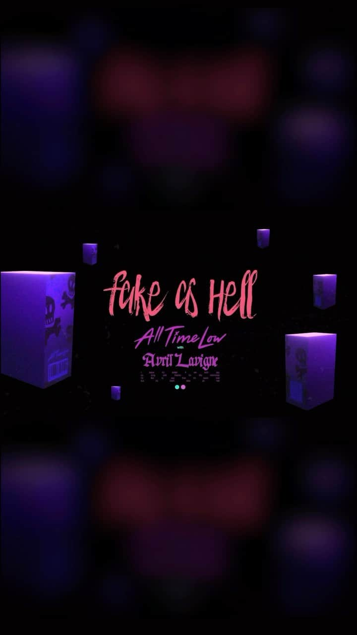 All Time Lowのインスタグラム：「Keeping it (un)real…. Animated “Fake As Hell” video is live on our YouTube! Link in story to watch」