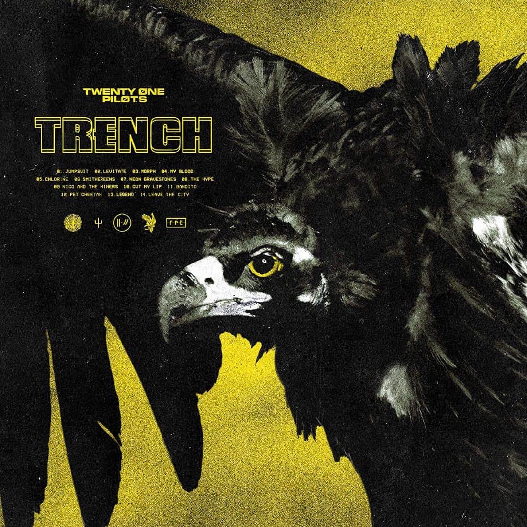 Fueled By Ramenさんのインスタグラム写真 - (Fueled By RamenInstagram)「Today marks 5 years of 'Trench'! 🦅 Drop your favorite song from @TwentyOnePilots' iconic album ⬇️」10月6日 4時44分 - fueledby