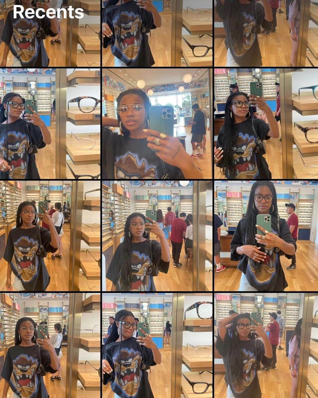 Warby Parkerのインスタグラム：「If your camera roll doesn’t look like this, we don’t know you.  You know the drill ⤵ Help @josgoody commit to a pair 🩵」
