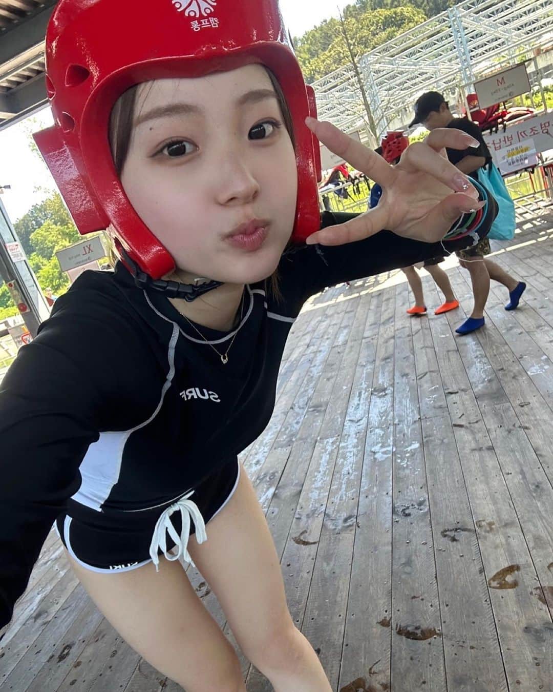 ゆうなさんのインスタグラム写真 - (ゆうなInstagram)「韓国のいとこたちと遊んだ日👶いろんなボート乗ったよ 最後のけっこう怖かった、、」10月5日 21時03分 - unaunayuuna