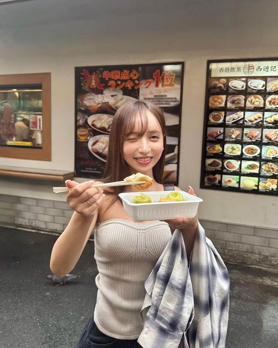 平尾優美花（ゆみちぃ）さんのインスタグラム写真 - (平尾優美花（ゆみちぃ）Instagram)「横浜でいちにち遊んだひ〜🐼🇨🇳 最後の娘があざとすぎるから見て🤣」10月5日 21時29分 - hirao_yumika