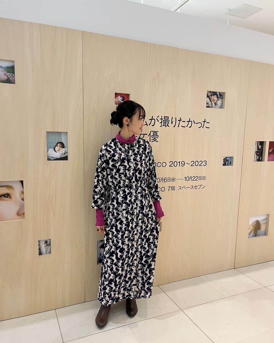 工藤遥さんのインスタグラム写真 - (工藤遥Instagram)「. 「私が撮りたかった女優展」浦和 PARCO 特別内覧会イベントでした🍃 ご来場頂いた皆さま、ありがとうございました！  いよいよ明日からスタートです。 素敵な出会いがありますように。 あ、グッズが可愛いので記念にオススメです📍  tops:@nombreimpair shoes/accessories:@rapiecage.rc」10月5日 21時45分 - haruka_kudo.official