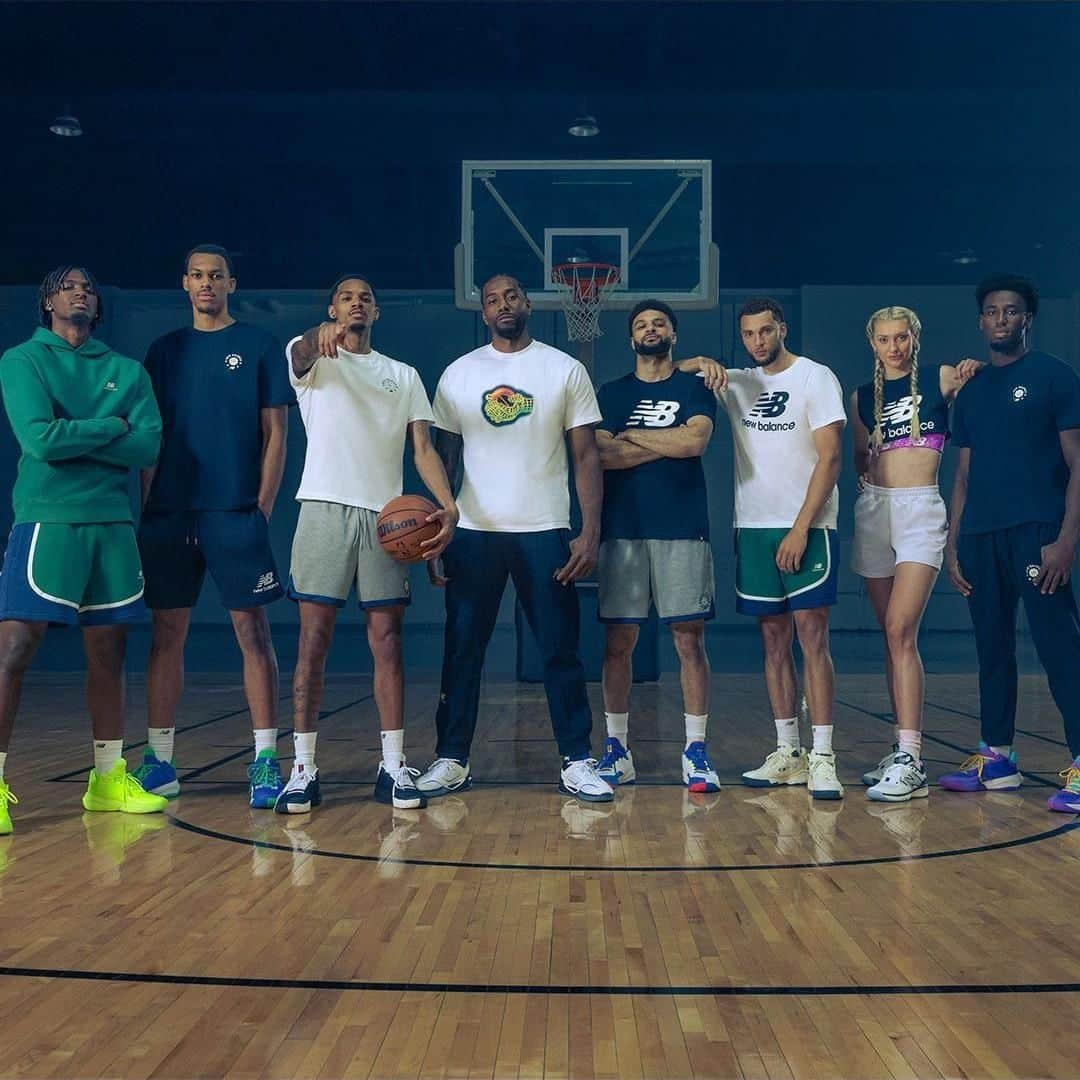 newbalanceのインスタグラム：「We Got Now. 2023.  Jamal Murray. Kawhi Leonard. Cameron Brink. Tyrese Maxey. Zach LaVine. Dejounte Murray. Aaron Nesmith. Darius Bazley.」