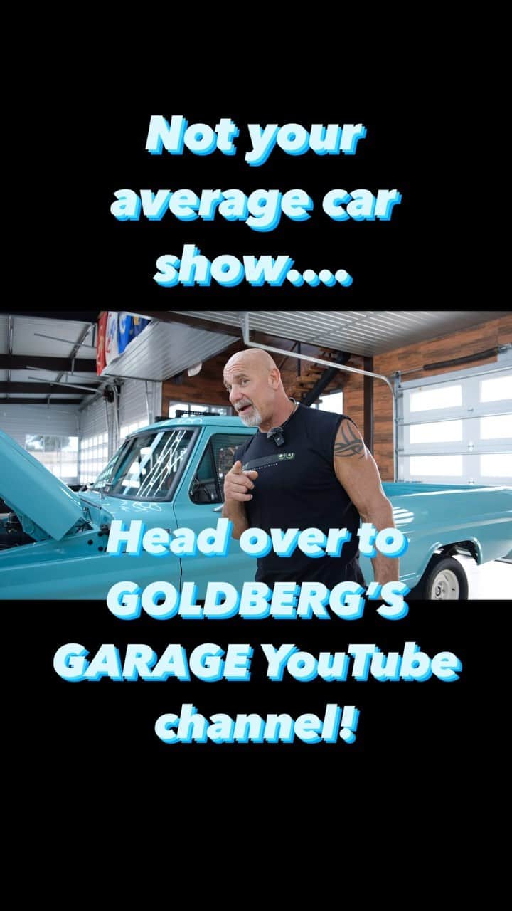 ビル・ゴールドバーグのインスタグラム：「Head on over to Goldberg’s Garage on YouTube for an automotive experience you may not soon forget! 😉😁 #spear #jackhammer #whosnext #cars #mopar #garagesofinstagram」