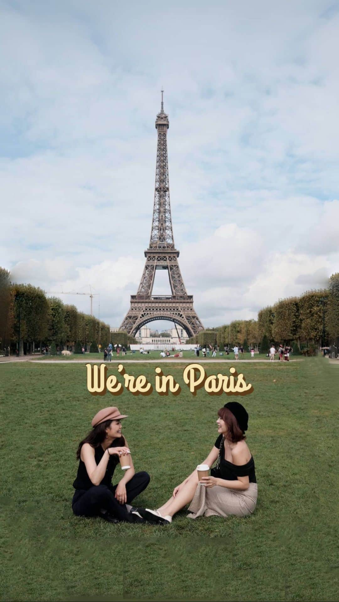 郭圈圈のインスタグラム：「We’re in Paris🇫🇷🥳🥳 開頭的狗狗是否太可愛♥️  #20230913 #lea_france #lea_europe #lea_paris #weareinparis #paris #parisfrance #friendshipreels #巴黎 #bestfriendsforever #巴黎旅遊 #effieltower #巴黎鐵塔 #巴黎景點」