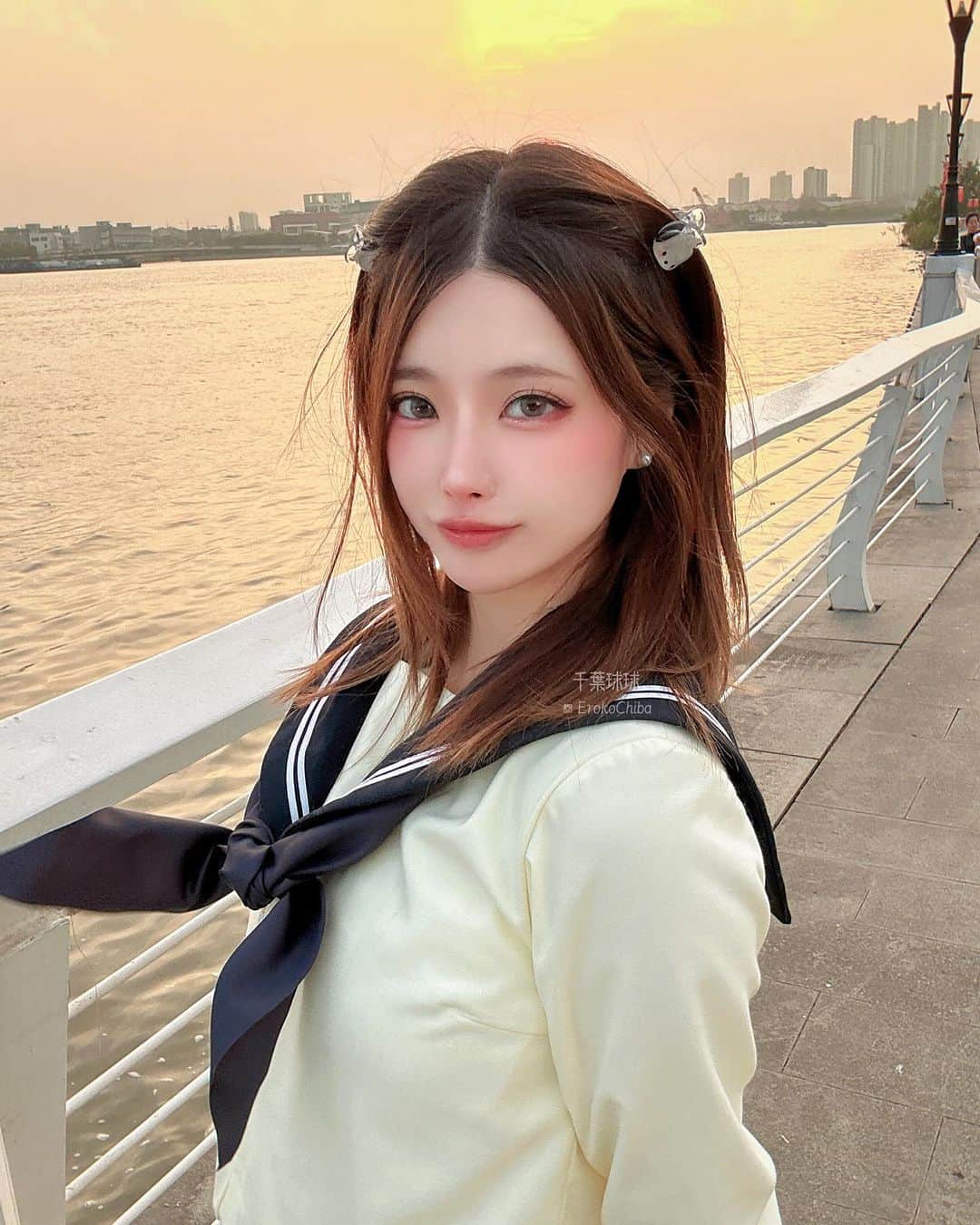 EROKOさんのインスタグラム写真 - (EROKOInstagram)「#セーラー服」10月5日 22時37分 - erokochiba