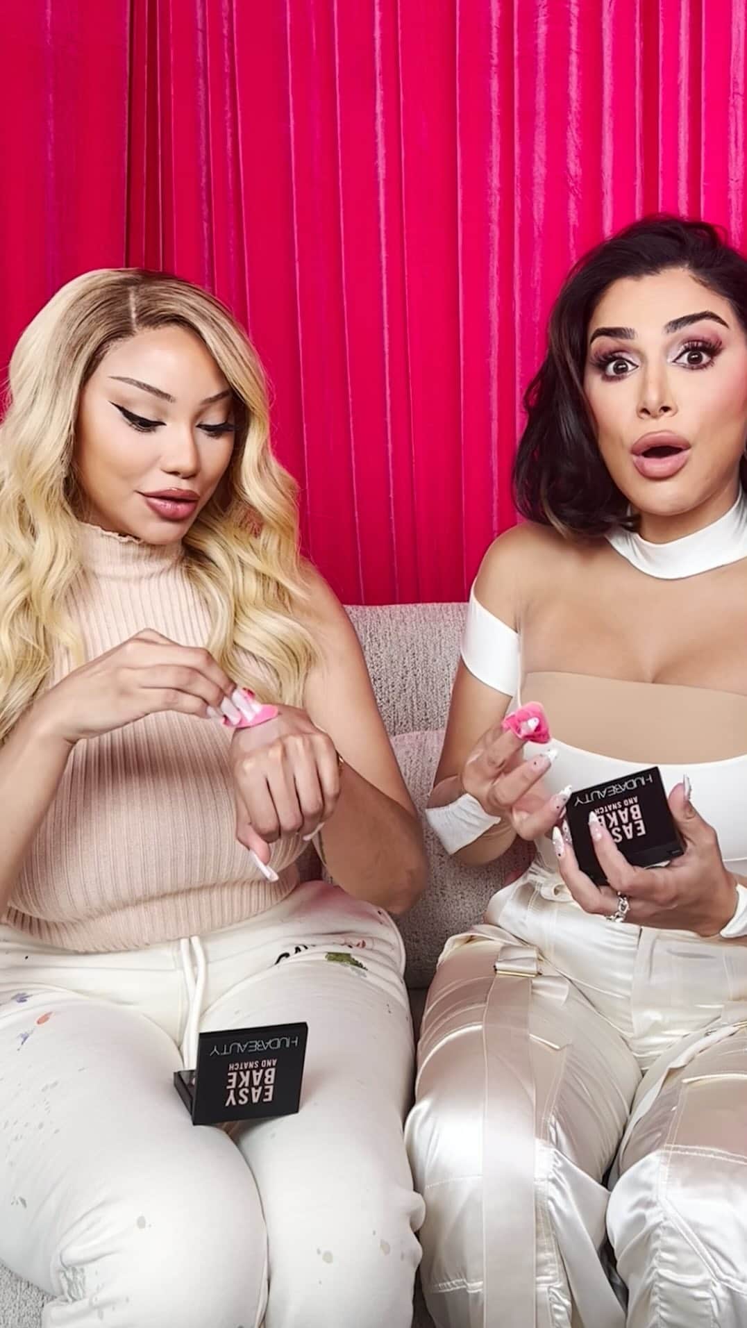 Huda Kattanのインスタグラム：「Class is in session beauty gang!🤓 Today @thefashionfreakk is your glam professor, keeping us on point with the ultimate snatch 101 tricks😉✨ #GetSnatched」