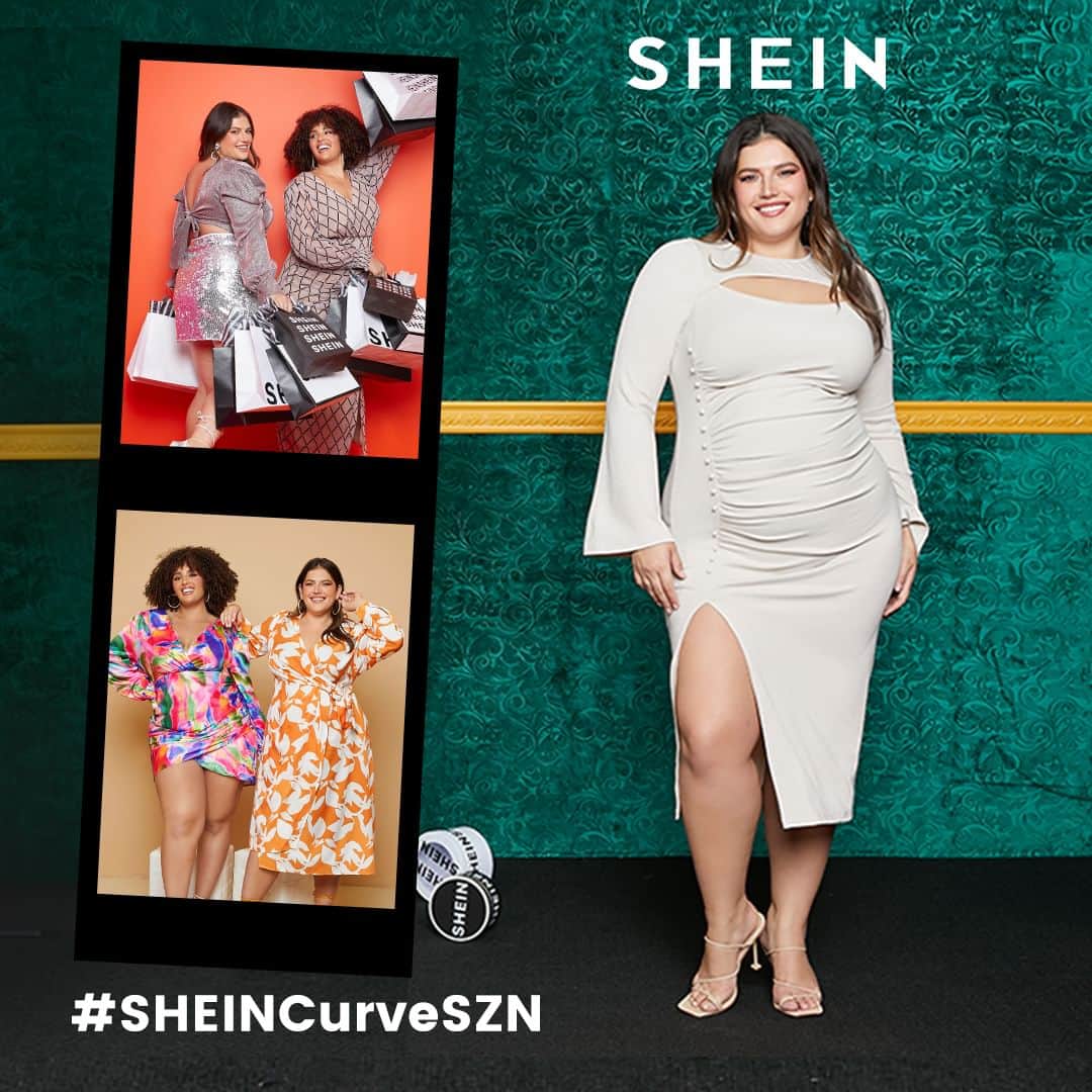 SHEINのインスタグラム：「The SHEIN Curve Festival🎉🎉  Save 50-90% OFF Curve, score flash sale steals, and more during the SHEIN Curve Festival.🛒💫  🔗:https://shein.shop/gpx2n1y  #SHEINCurveSZN」