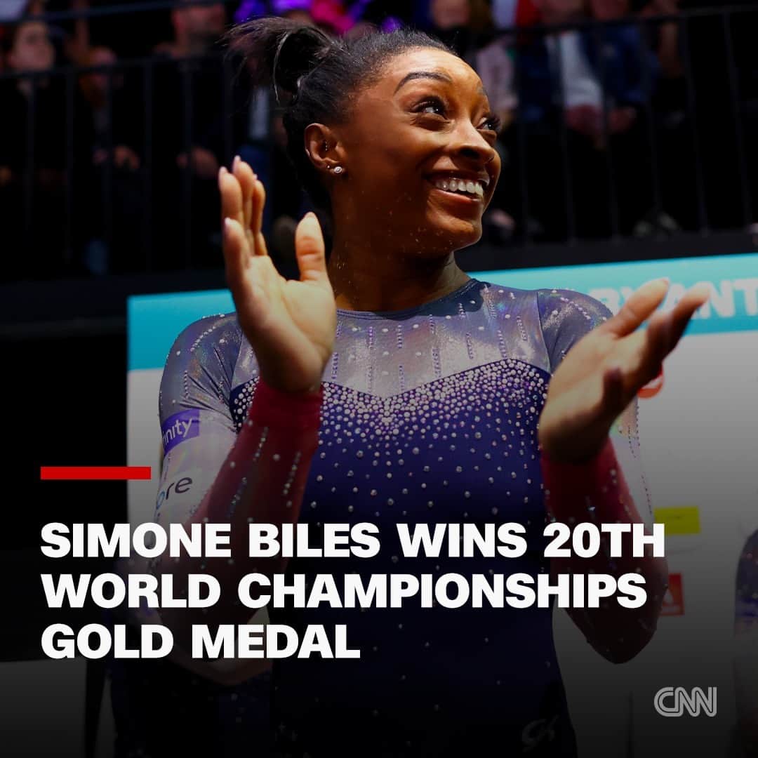 CNNさんのインスタグラム写真 - (CNNInstagram)「Simone Biles won her 20th world ...