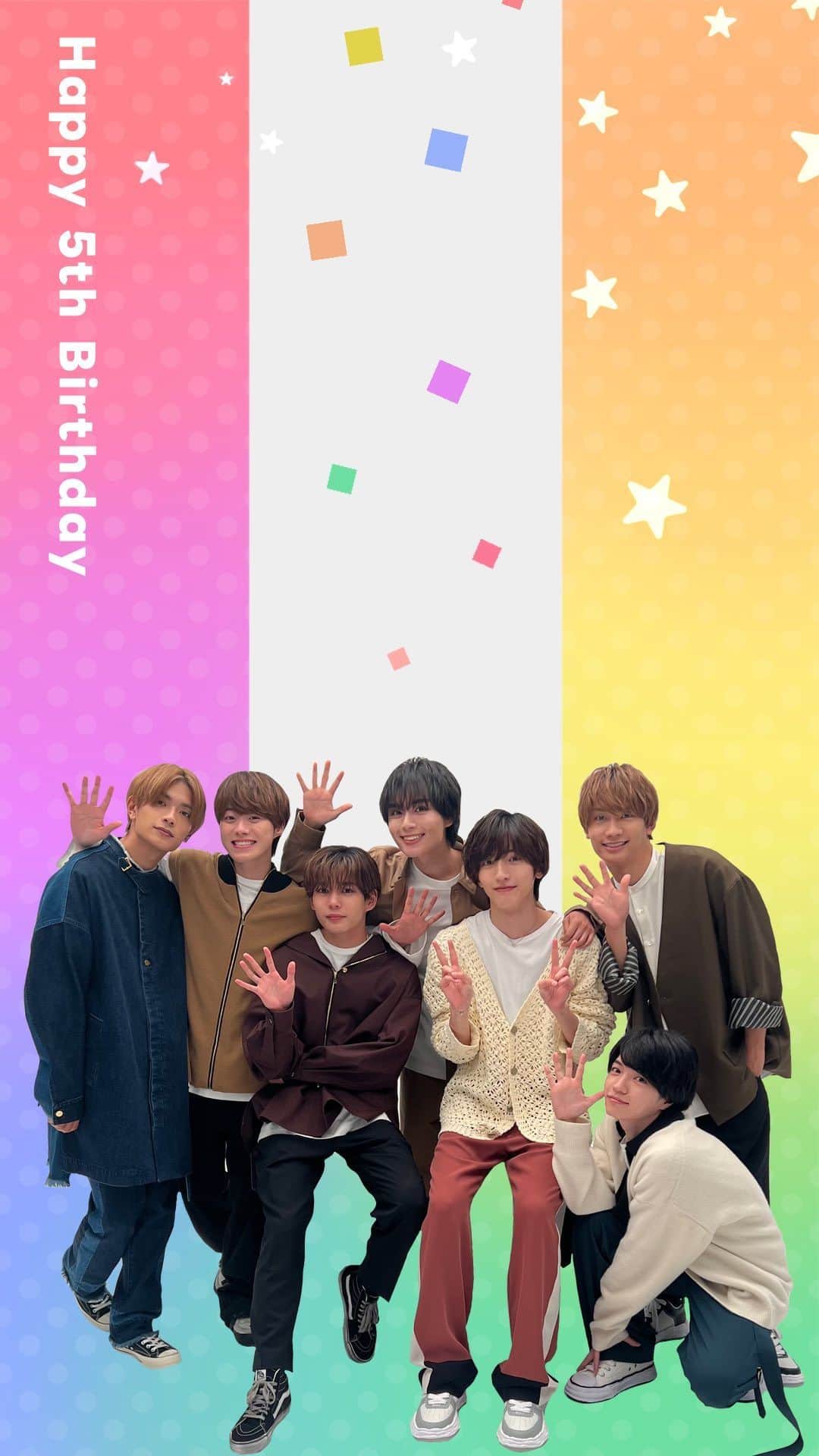 のインスタグラム：「🤍🫶🏻 HAPPY BIRTHDAY ‪‪🫶🏻🤍  ⁡ 本日(10月6日)は… ⁡ ＼ なにわ男子の5歳の誕生日です ／  ⁡ なにわちゃんももう5歳や！！  ⁡  ⁡ せーーーーーーーーのっ  ⁡  ⁡ ｢おめでとーー！！！！！！！｣(※馬鹿デカボイス)  ⁡  ありがとう☺️  ⁡ これからもなにわ男子となにふぁむが  ⁡ 笑顔で健康に過ごせますように🕊  ⁡  ⁡ #なにわ男子  #naniwadanshi  #なにわグラム⁡ #なにわ男子誕生祭 #なにわちゃん5歳」